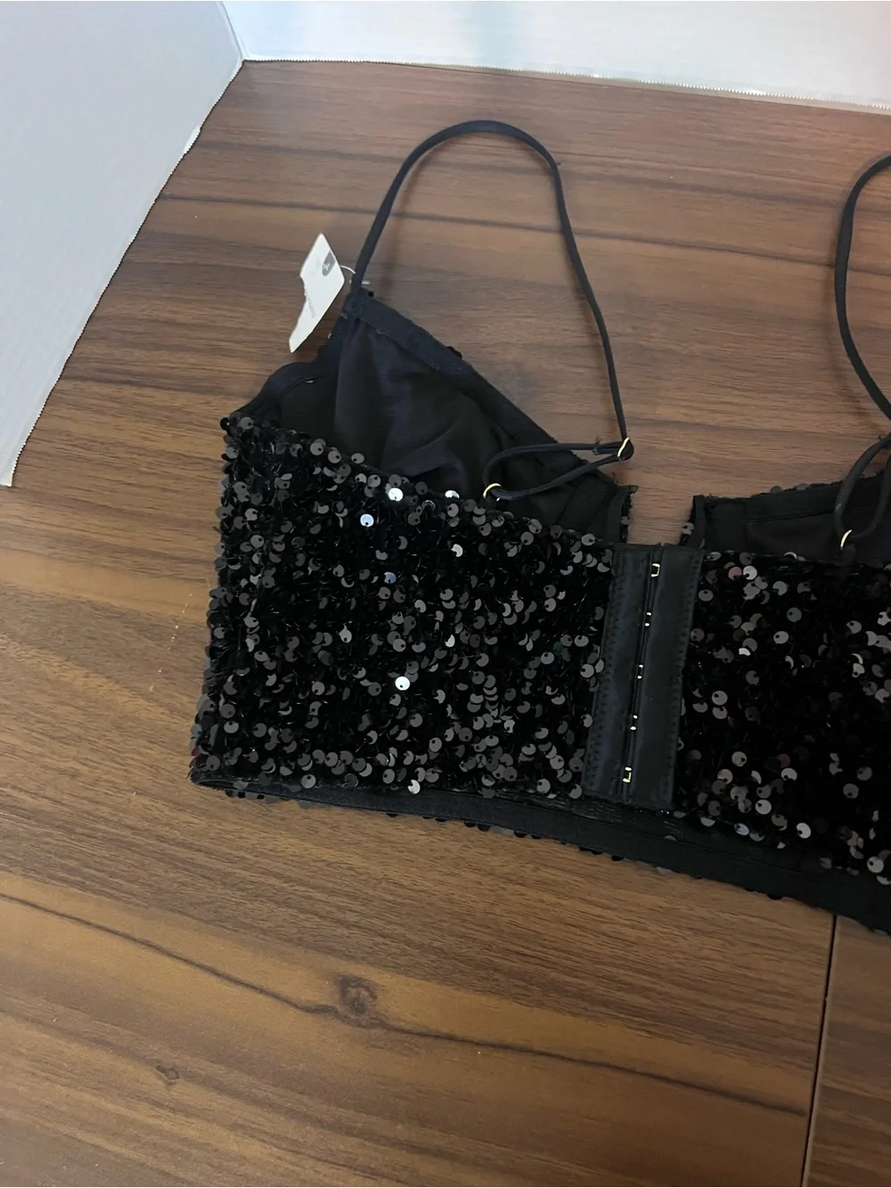 Anthropologie black bandeau